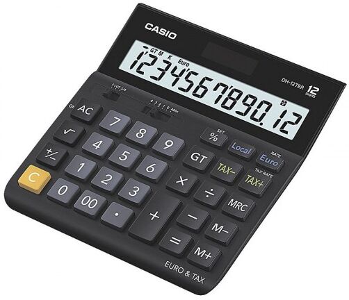 Calculadora Casio DH-12 negro