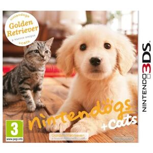 Juego Nintendo 3DS Golden Retriever Nintendogs + Cats