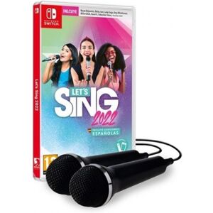 Juego para Nintendo Switch Let's Sing 2022 + 2 micrófonos