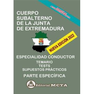 MANUEL SEGURA RUIZ Cuerpo Subalterno Especialidad Conductor Temario Específico (temas Y T
