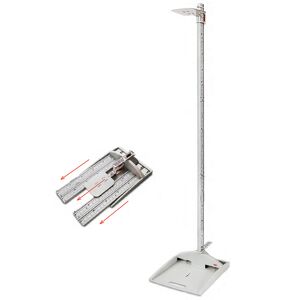 Estadiómetro portátil con base ADE: Medición de 15 - 210 cms