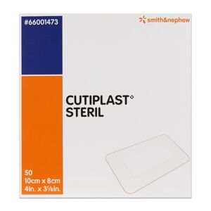 Cutiplast Steril 10cm x 8cm: Apósitos estériles (caja de 50 unidades)