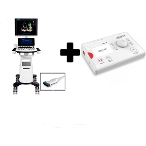 Pack ahorro: Ecógrafo portátil Chison CBit6 + sonda lineal 4.0-15.0 MHz + APS e4 dispositivo de electrólisis percutánea terapéutica