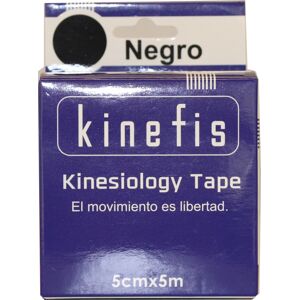 Vendaje Neuromuscular - Kinefis Kinesiology Tape Negro 5 cm x 5 metros