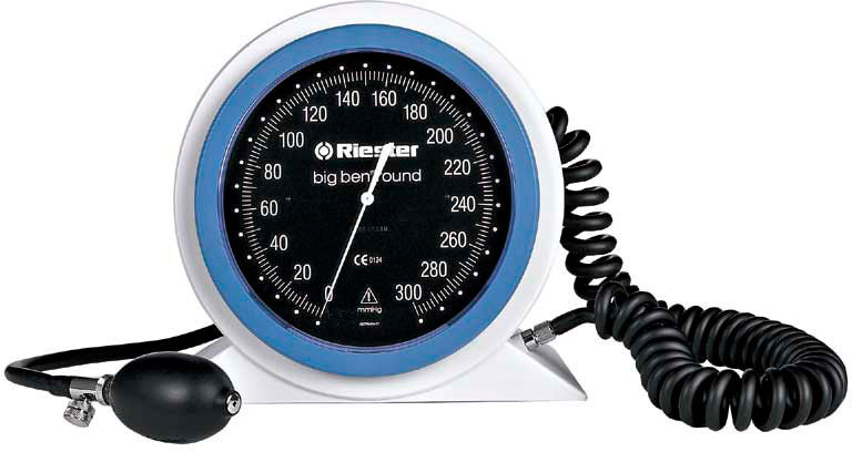 Tensiómetro aneroides Riester Big Ben Round, de mesa, brazalete velcro adulto Tensiómetro aneroides Riester Big Ben Round, de mesa, brazalete velcro adulto