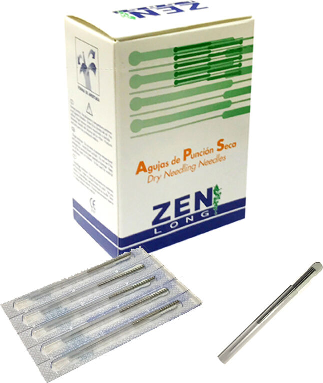 Agujas Punción Seca con Guía Zenlong 0.30X40 mm Agujas Punción Seca con Guía Zenlong 0.30X40 mm