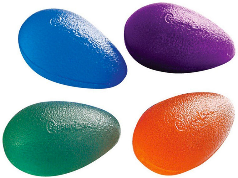 Huevos Eggsercizer Thera-Band: rehabilitación de manos, dedos, muñecas y brazos Huevos Eggsercizer Thera-Band: rehabilitación de manos, dedos, muñecas y brazos