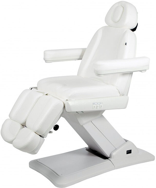 Sillón Eléctrico de Podología Medial: Tres motores que controlan la altura, inclinación del respaldo y del asiento Sillón Eléctrico de Podología Medial: Tres motores que controlan la altura, inclinación del respaldo y del asiento