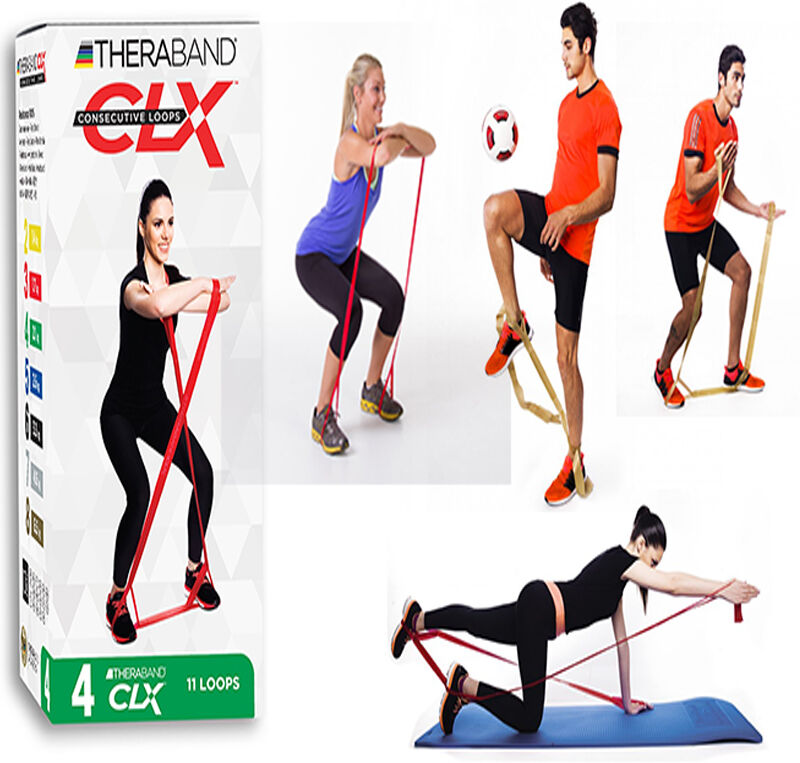 Thera-Band CLX Loop Consecutivos 1.5 metros (resistencias disponibles): Banda con 11 bucles Thera-Band CLX Loop Consecutivos 1.5 metros (resistencias disponibles): Banda con 11 bucles