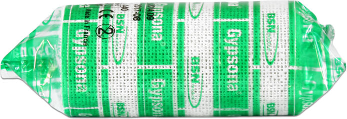 Gypsona 10 cm x 2,7 metros: Férula de yeso de 5 capas Gypsona 10 cm x 2,7 metros: Férula de yeso de 5 capas