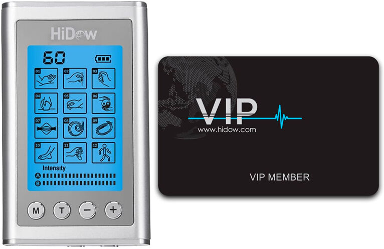Electroestimulador Tens + EMS AcuXPD12 Hidow: 12 modos terapéuticos únicos, 20 ajustes de intensidad y un diseño pequeño y compacto + Garantía de por vida Electroestimulador Tens + EMS AcuXPD12 Hidow: 12 modos terapéuticos únicos, 20 ajustes de intensidad y un diseño pequeño y compacto + Garantía de por vida
