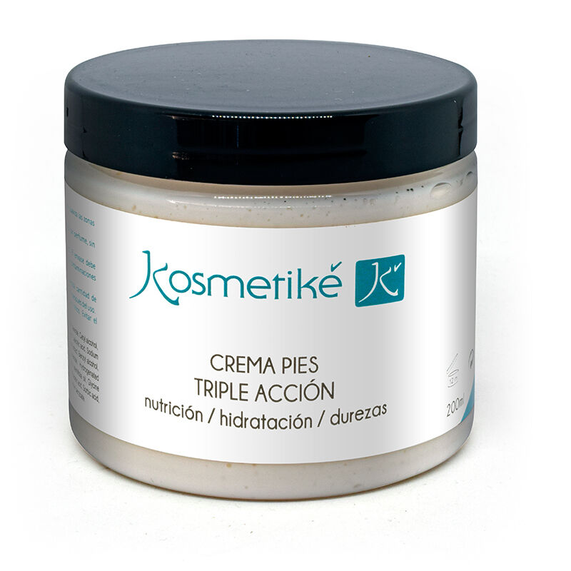 Crema Pies Triple Acción Kosmetiké Profesional 200 cc: Nutrición - Hidratación - Durezas Crema Pies Triple Acción Kosmetiké Profesional 200 cc: Nutrición - Hidratación - Durezas