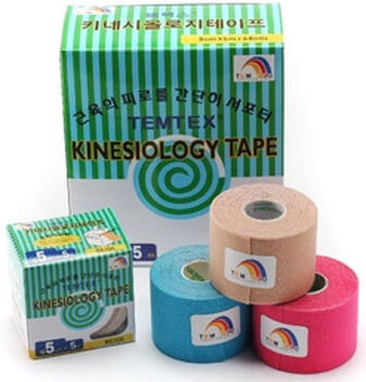 Pack Ahorro - 24 Rollos Vendaje neuromuscular Temtex Kinesiology Tape BKT-05 5cm X 5m Pack Ahorro - 24 Rollos Vendaje neuromuscular Temtex Kinesiology Tape BKT-05 5cm X 5m
