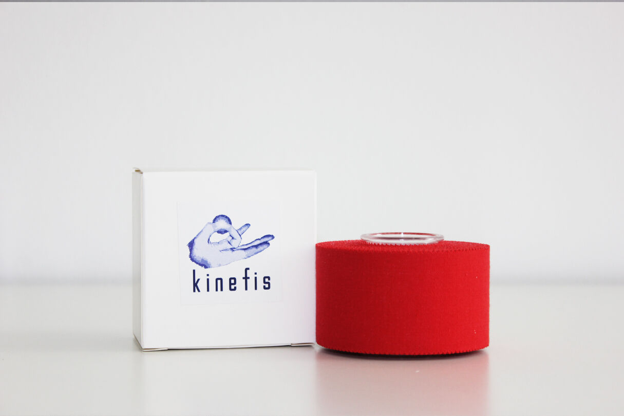 Tape Kinefis Excellent color Rojo 3,75cm x 10m Tape Kinefis Excellent color Rojo 3,75cm x 10m