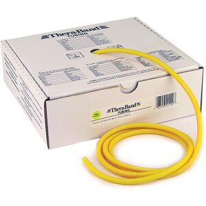 Thera Band Tubing 7.5m: Tubos de Látex de Resistencia Suave - Color Amarillo