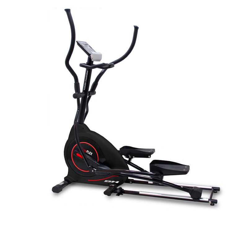 Bicicleta elíptica Easy Flex BH Fitness: Modelo plegable y con un sistema inercial equivalente a 20 kg