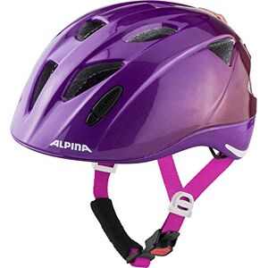 ALPINA XIMO Flash Casco de Bicicleta, Unisex-Niños, Berry Gloss, 45-49 cm