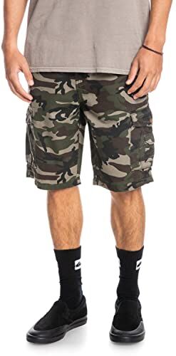 Quiksilver Billabong Sr Pantalones Cortos, Hombre, Camo Print Crucial Battle, 33