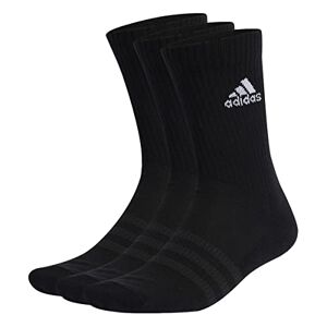 Adidas Cushioned Crew 3 Pairs, Socks Unisex adulto, Negro (Black/White), 40-42 EU
