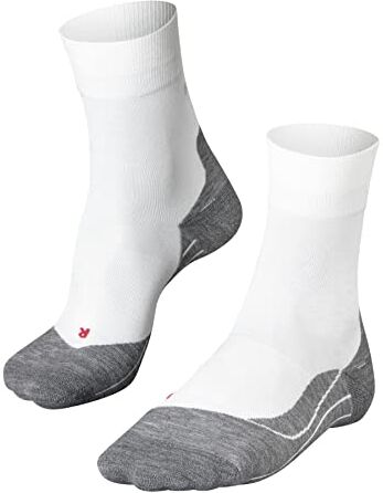 Falke RU4 Endurance M SO algodón anti-ampollas 1 par Calcetines para correr para Hombre, Blanco (White-Mix 2020), 42-43