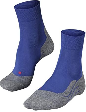 Falke RU4 Endurance M SO algodón anti-ampollas 1 par Calcetines para correr para Hombre, Azul (Athletic Blue 6451), 42-43