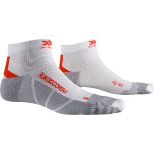 X-SOCKS Run Discovery Calcetines Deportivos Calcetines Para Correr Hombre Mujer Socks Calcetines, Unisex adulto, Arctic White/Dolomite Grey, 42/44
