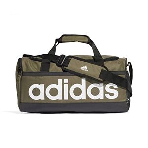 Adidas Linear Duffel S Bolsa de Deporte, Adultos Unisex, ESTOLI/Negro/Blanco (Multicolor), Talla única