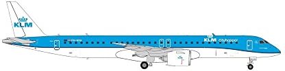 Herpa- KLM Cityhopper Embraer E195-E2, Multicolor (572071)