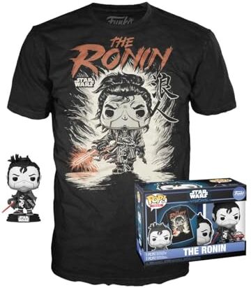 Funko Pop! & tee: Star Wars - Kyoto - Medium - Camiseta, Franela - Ropa con Figura de Vinilo Coleccionable - Idea de Regalo - Juguetes y Camiseta de Manga Corta para Adultos Hombres y Mujeres