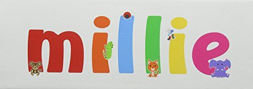 Feel Good Art Millie Gallery - Caja de lona con panel frontal sólido (15 x 42 x 4 cm, pequeña)