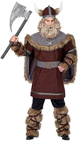 WIDMANN VIKING" (tunic, pants, belt, boot covers, cape, helmet) - (S)