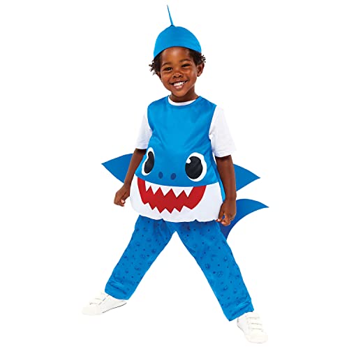 amscan 9913324 - Disfraz oficial de bebé tiburón azul papá para niños Edad: 1-2 años