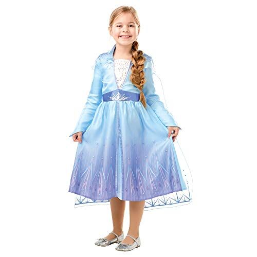 Rubies Disfraz Elsa Frozen Travel Classic, Princesa, Multicolor, Talla XL (9-10 años)