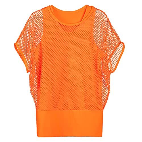 Boland-2074 1 Camiseta de Red de Pesca, Color Naranja, Talla Media/Grande (2074)