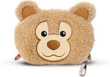 Trudi Teddy Love Monedero y Llavero Fall Cartera-Monedero Infantil con Osito de Peluche. Accesorios de Viaje   34x47x23cm Medida Unica   Teddy Love   Modelo 19449