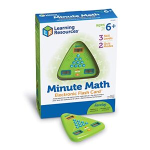Learning Resources Juego electrónico de matemáticas Minute Math Electronic Flash Card