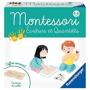 Ravensburger- Montessori-Ecriture et quantités Juego Educativo, Color (4005556208067)