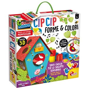 Liscianigiochi- Montessori Cip Formas Y Colores Juego Educativo, Multicolor (80168)