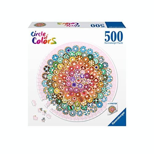 Ravensburger - Puzzle Circular Donuts, Colección Circle of colors, 500 Piezas, Puzzle Adultos