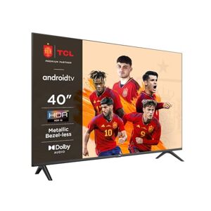 TCL 40S5401A 40" Smart TV, HDR, HD, Direct LED con Android TV, diseño Bezeless (Kids Care, Dolby Audio, compatible con el asistente de Google)