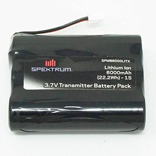 Spektrum Batería del transmisor 1S de 3,7 V, 6000 mAh, IX12/NX6/NX8 TX (XH-1S)