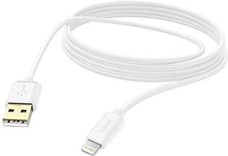 Hama Cable de Carga/Datos, Lightning, 3 m, Blanco