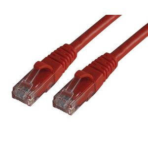 MCL RJ45 CAT6 A U/UTP 3m - Cable de Red (Cat6a) Rojo