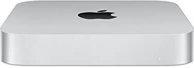 Apple Ordenador de Mesa Mac Mini (2023) con Chip M2, 8 GB de RAM, 256 GB de Almacenamiento SSD y Gigabit Ethernet. Compatibilidad con el iPhone y el iPad