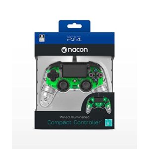 Nacon - Mando Compacto, Color Cristal Verde (PS4)