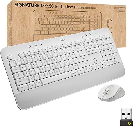 Logitech Signature MK650 for Business – Offwhite – FRA – Central