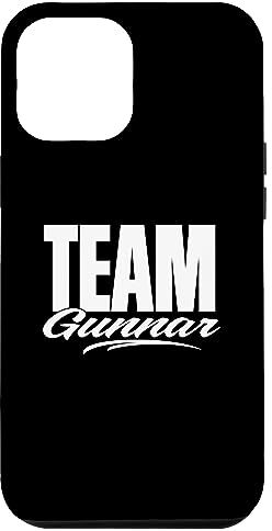 Gunnar Fan Club Designs Carcasa para iPhone 13 Pro Max Nombre del equipo Gunnar, anima por el apoyo de Gunnar