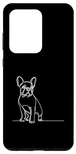 Jimbeels Carcasa para Galaxy S20 Ultra Frenchie Line Art Amantes de los Perros Bulldog Francés