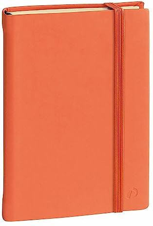 Quo Vadis 2371268Q - Cuaderno de notas Rayado horizontal A6 - 10x15cm SILK Naranja