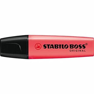 STABILO Rotulador stabilo boss fluorescente 70 rojo